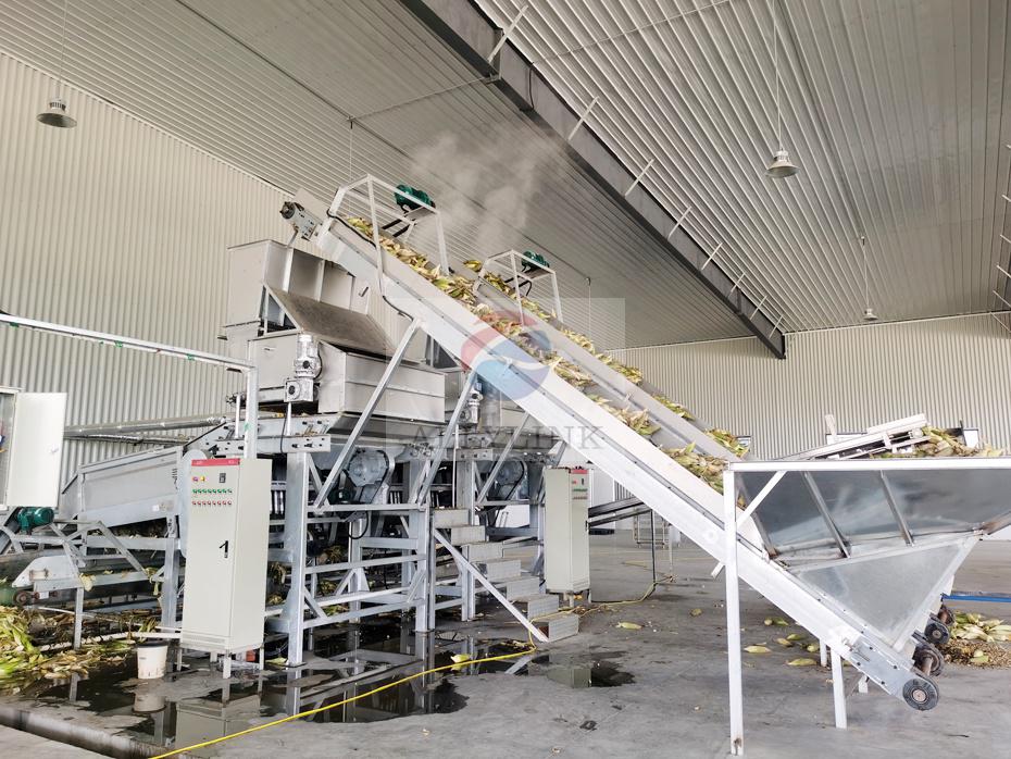 泌陽(yáng)玉米前處理工程案例